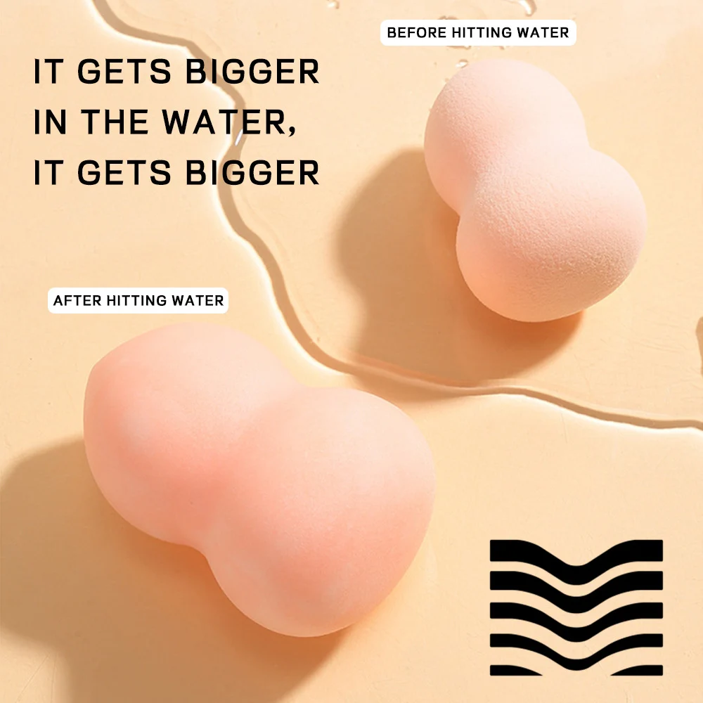 Water Drop Makeup Blending Sponge 2-Pack - Dry and Wet Dual Use 12 beauty blender makeup sponge spu818325315157 desc 12