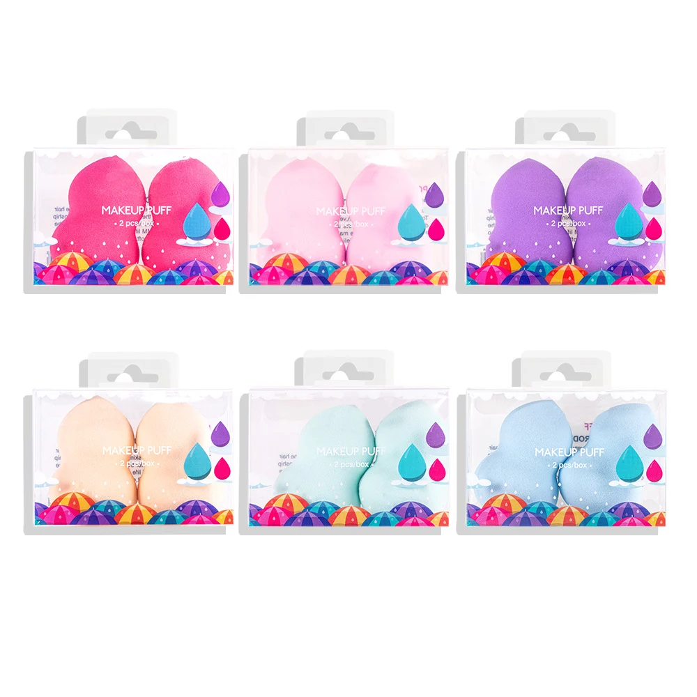 Water Drop Makeup Blending Sponge 2-Pack - Dry and Wet Dual Use 13 beauty blender makeup sponge spu818325315157 desc 13