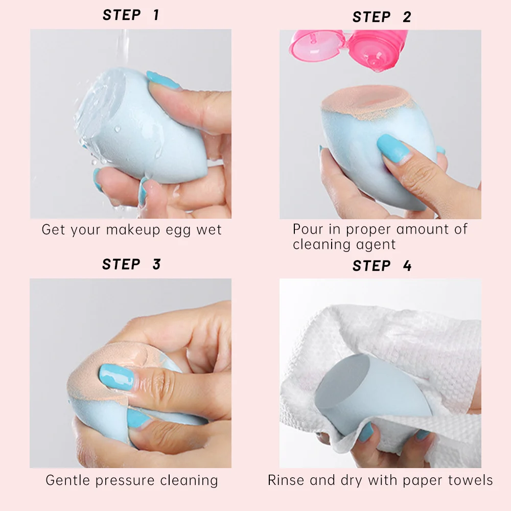 Water Drop Makeup Blending Sponge 2-Pack - Dry and Wet Dual Use 43 beauty blender makeup sponge spu818325315157 desc 43