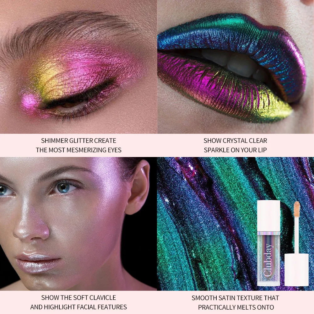 Chameleon Liquid Eyeshadow - Iridescent Multi-use Stage Makeup 3.5ml 17 chameleon liquid eyeshadow spu972636810697 desc 17