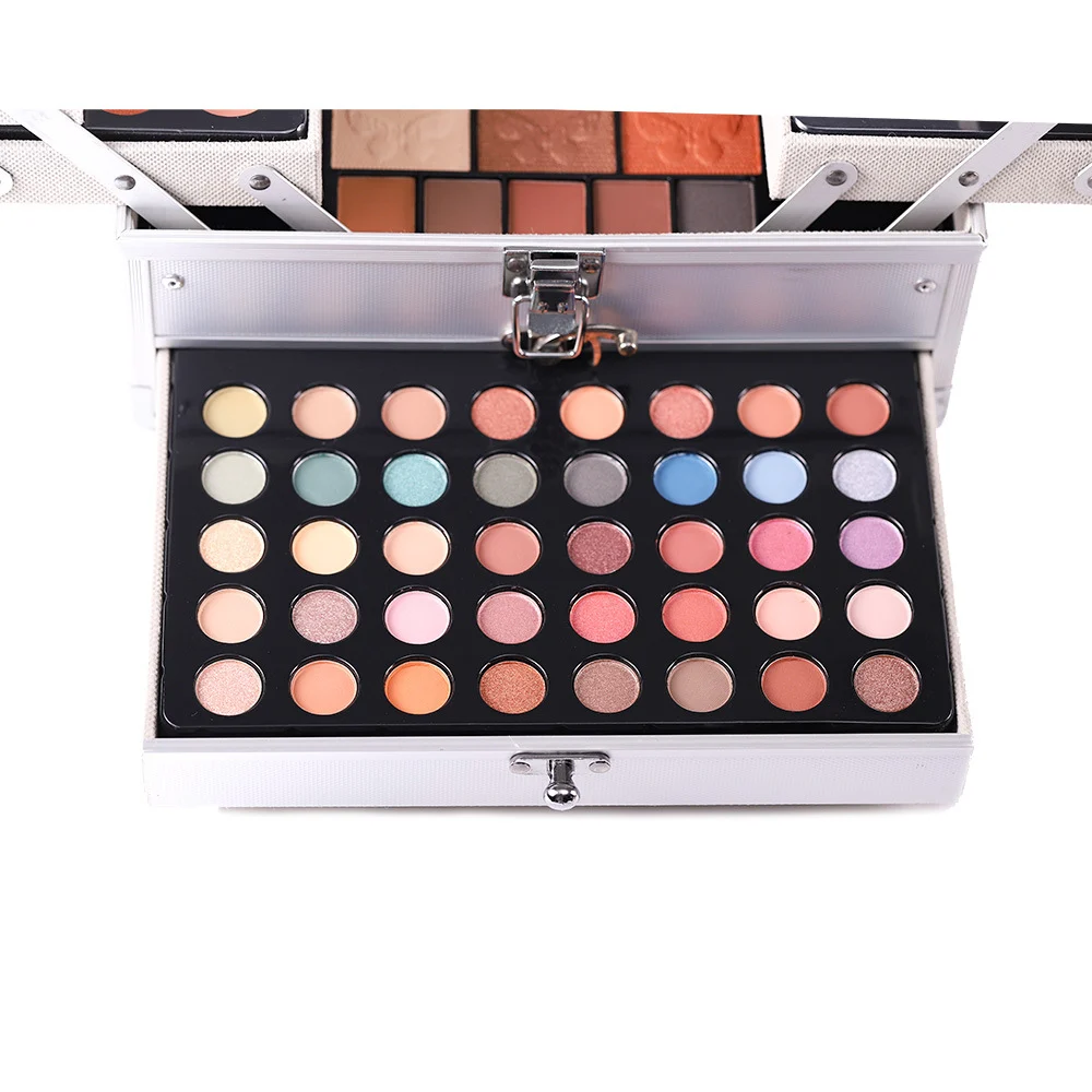Full Face Makeup Kit with Eyeshadow, Blush & Leopard Print Case 12 makeup kit full face set spu878162988951 desc 12