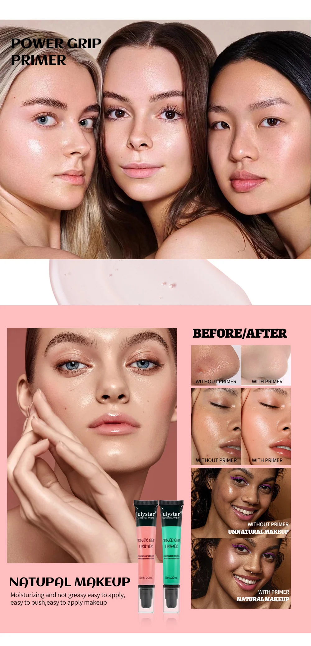 Power Grip Primer - Hydrating Pore Minimizer (20ml) 5 makeup primer gel spu968346022454 desc 5