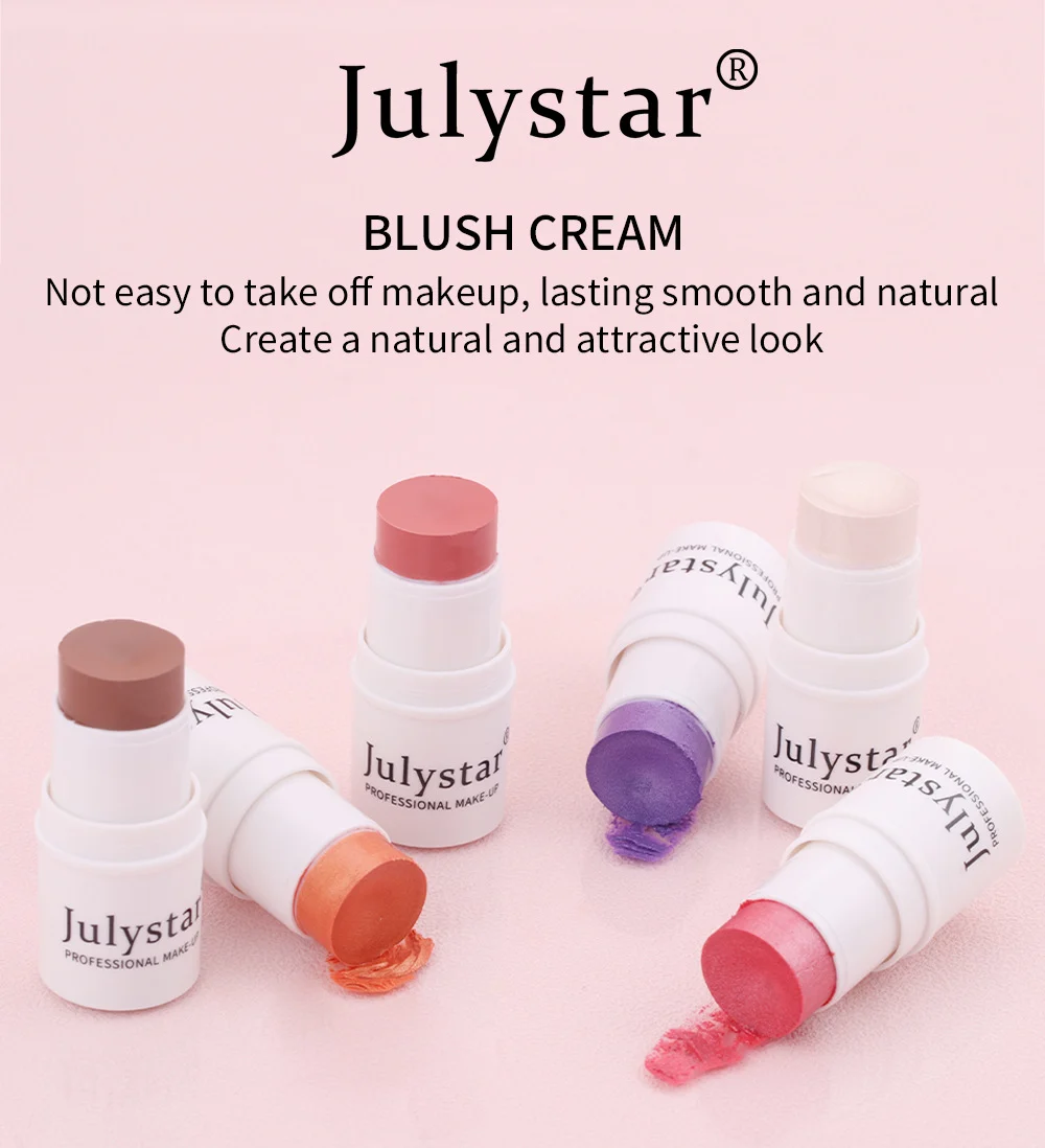 Monochromatic Multi-Stick Blush Cream - 4-in-1 Lip & Cheek Tint - 4.2g 1 multipurpose blush cream stick spu739448983562 desc 1