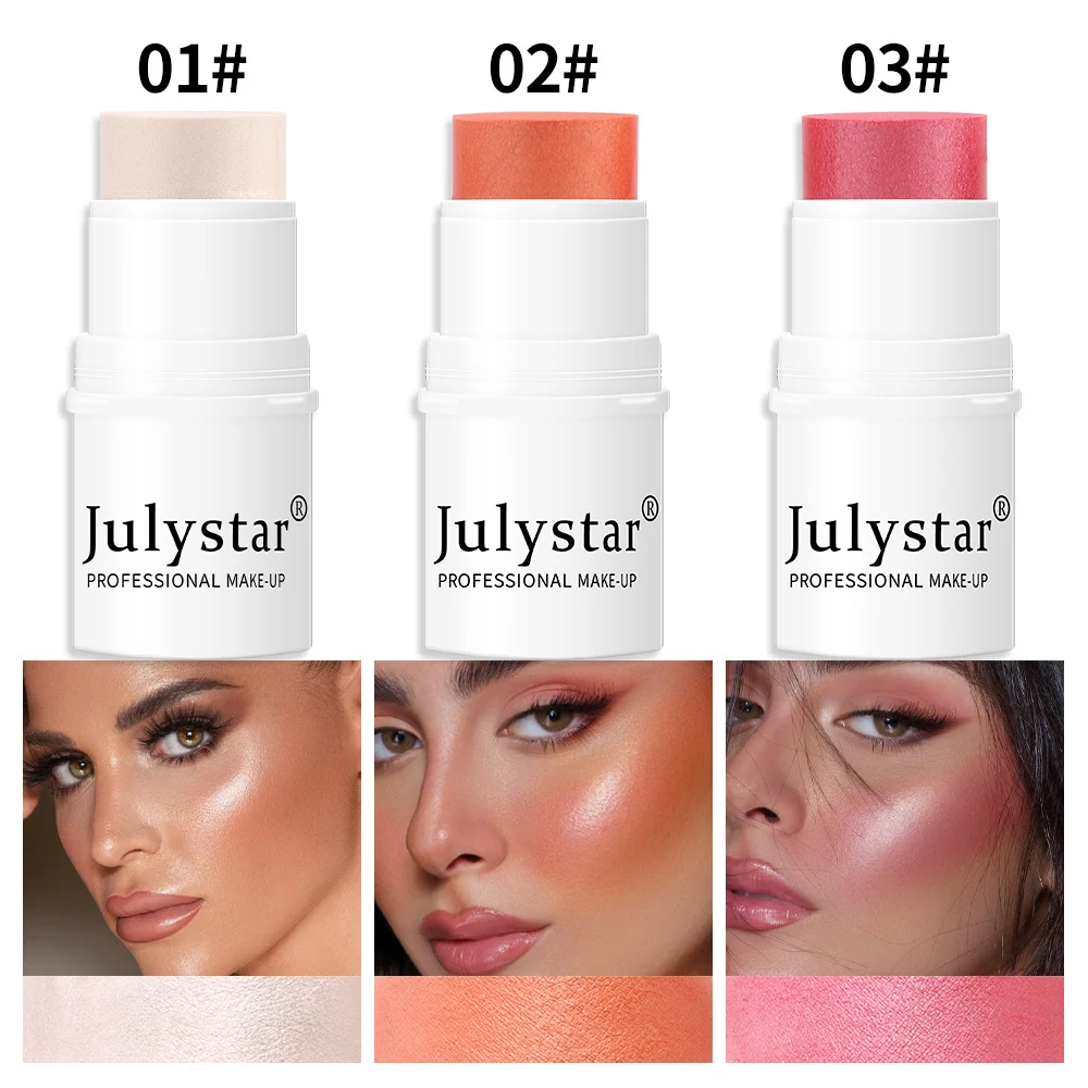 Monochromatic Multi-Stick Blush Cream - 4-in-1 Lip & Cheek Tint - 4.2g 7 multipurpose blush cream stick spu739448983562 desc 7