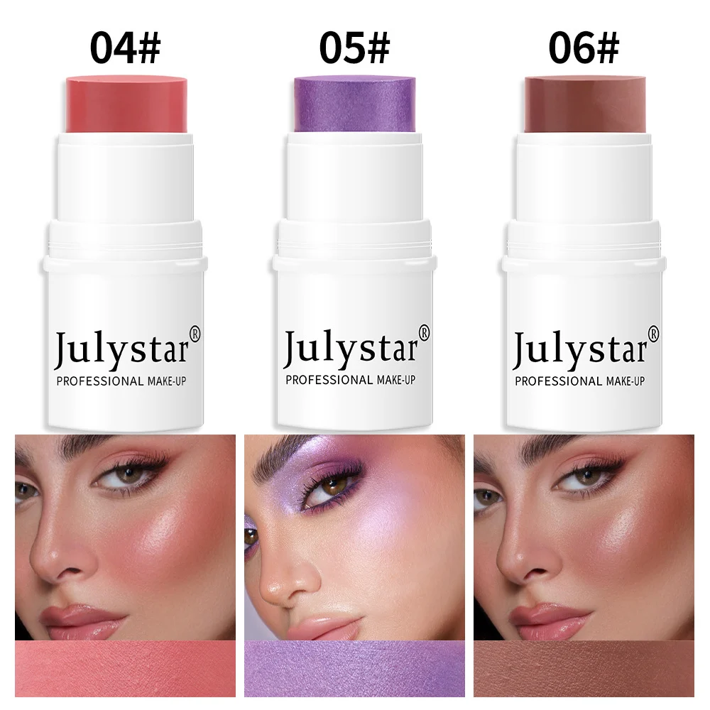 Monochromatic Multi-Stick Blush Cream - 4-in-1 Lip & Cheek Tint - 4.2g 8 multipurpose blush cream stick spu739448983562 desc 8